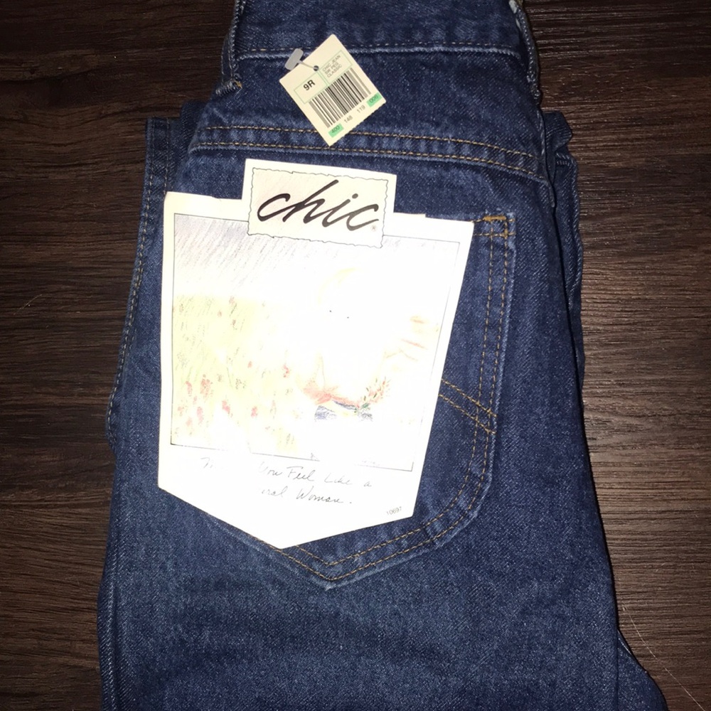 Deadstock 80s Dark Blue Denim Jeans